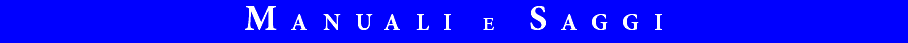 Manuali e Saggi